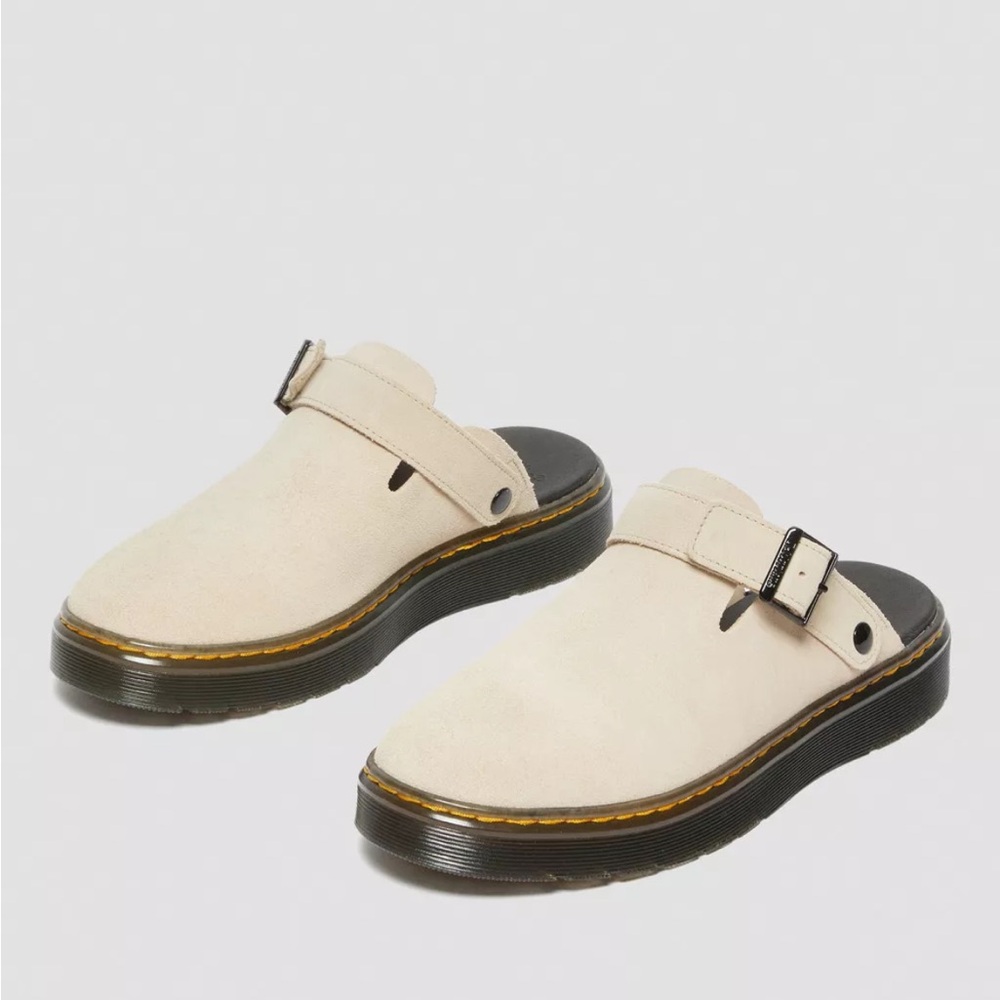 NWOT Dr Martens Carlson Suede Casual Slingback Mules Size 6 Women’s - Picture 1 of 15
